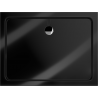 Mexen Flat правоъгълен душ кабина slim 100 x 80 см, черен, хромова сифона - 40708010