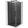 Mexen Velar плъзгаща се душ кабина 110 x 110 см, графит, черна - 871-110-110-41-70
