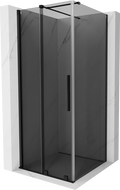 Mexen Velar плъзгаща се душ кабина 110 x 110 см, графит, черна - 871-110-110-41-70