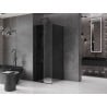Mexen Velar плъзгащ се душ 90 x 90 cm, графит, черен - 871-090-090-41-70