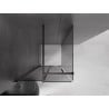 Mexen Velar плъзгащ се душ 90 x 90 cm, графит, черен - 871-090-090-41-70