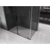 Mexen Velar плъзгаща се душ кабина 140 x 85 cm, графит, gun metal - 871-140-085-41-95