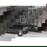 Mexen Velar плъзгаща душ кабина 150 x 85 см, графит, gun metal - 871-150-085-41-95