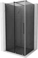 Mexen Velar плъзгаща се душ кабина 130 x 80 см, графит, gun metal - 871-130-080-41-95