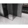 Mexen Velar плъзгаща се душ кабина 100 x 120 cm, графит, gun metal - 871-100-120-41-95