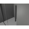 Mexen Velar плъзгаща се душ кабина 100 x 120 cm, графит, gun metal - 871-100-120-41-95