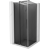 Mexen Velar плъзгаща се душ кабина 90 x 90 см, графит, gun metal - 871-090-090-41-95