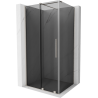 Mexen Velar плъзгаща се душ кабина 90 x 70 cm, графит, никелиран - 871-090-070-41-97