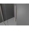 Mexen Velar плъзгаща се душ кабина 100 x 75 см, графит, матов никел - 871-100-075-41-97