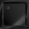 Mexen Flat квадратен душ под 80 x 80 cm, черен, сифони черен - 40708080B