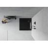 Mexen Flat квадратен душов поддушник slim 80 x 80 см, черен, сифон черен - 40708080B