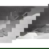 Mexen Velar плъзгаща се душ кабина 110 x 100 cm, графит, полиран никел - 871-110-100-41-97