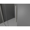 Mexen Velar разтегателна душ кабина 120 x 90 см, графит, четкан никел