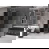 Mexen Velar плъзгаща се душ кабина 110 x 110 cm, графит, полиран никел - 871-110-110-41-97
