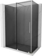 Mexen Velar плъзгаща се душ кабина 150 x 70 cm, графит, четен никел - 871-150-070-41-97