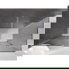 Mexen Velar плъзгащ се душ кабина 140 x 80 см, графит, четкан никел - 871-140-080-41-97