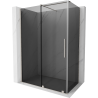 Mexen Velar плъзгаща се душ кабина 160 x 90 cm, графит, матов никел - 871-160-090-41-97