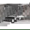 Mexen Velar плъзгаща се душ кабина 90 x 70 cm, матирано стъкло, бяла - 871-090-070-31-20