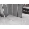 Mexen Velar плъзгаща се душ кабина 90 x 110 см, матирано, бяло - 871-090-110-31-20