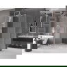 Mexen Velar плъзгаща се душ кабина 100 x 80 cm, матирано, бяло - 871-100-080-31-20
