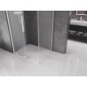 Mexen Velar плъзгащa душ кабинa 100 x 90 cm, матирано стъкло, бяла - 871-100-090-31-20