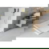 Mexen Flat правоъгълен душ под 110 x 70 см, бял, сифона злато - 40107011G