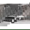 Mexen Velar плъзгаща се душ кабина 120 x 120 cm, матирано стъкло, бяла - 871-120-120-31-20