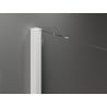 Mexen Velar плъзгаща се душ кабина 100 x 100 cm, матирано, бяло - 871-100-100-31-20