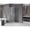 Mexen Velar плъзгаща се душ кабина 140 x 75 см, матирано, бяло - 871-140-075-31-20