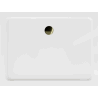 Mexen Flat правоъгълна тънка душ вана 80 x 70 см, бяла, сифон златен - 40107080G