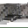 Mexen Velar раздвижна душ кабина 110 x 80 cm, матирано стъкло, златисто - 871-110-080-31-50