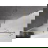 Mexen Velar плъзгаща се душ кабина 130 x 70 см, матирано, злато - 871-130-070-31-50