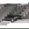 Mexen Velar плъзгаща се душ кабина 140 x 70 см, скреж, златно - 871-140-070-31-50