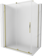 Mexen Velar плъзгаща душ кабина 150 x 85 cm, матирана, златна - 871-150-085-31-50