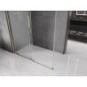 Mexen Velar плъзгаща се душ кабина 150 х 90 cm, матиран, златна - 871-150-090-31-50