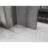 Mexen Velar плъзгаща се душ кабина 100 x 100 см, матово стъкло, златиста - 871-100-100-31-50