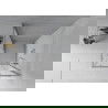 Квадратна душ кабина Mexen Rio 90 x 90 см, скреж, хром - 860-090-090-01-30