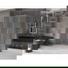 Mexen Velar плъзгаща се душ кабина 120 x 90 cm, матирано стъкло, четкано златно - 871-120-090-31-55