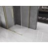 Mexen Velar плъзгаща се душ кабина 150 x 100 cm, матирано, златисто четкано - 871-150-100-31-55