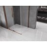 Мексен Велар плъзгаща се душ кабина 90 x 75 см, матирано, розово злато - 871-090-075-31-60