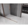 Mexen Velar плъзгаща се душ кабина 150 x 90 см, матирано стъкло, розово злато - 871-150-090-31-60