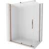 Mexen Velar плъзгаща се душ кабина 160 x 85 cm, матова, розово злато - 871-160-085-31-60