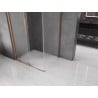 Mexen Velar плъзгаща се душ кабина 110 x 75 см, скреж, четкана мед - 871-110-075-31-65