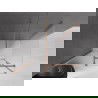 Mexen Velar плъзгаща се душ кабина 120 x 80 cm, матирано стъкло, четкована мед - 871-120-080-31-65