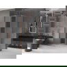 Mexen Velar плъзгащ се душ кабина 110 х 110 см, матирано, матиран мед - 871-110-110-31-65