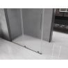 Mexen Velar плъзгаща душ кабина 130 x 75 cm, замръзнал, матиран сив дърво - 871-130-075-31-66