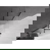 Mexen Velar плъзгаща се душ кабина 100 x 100 cm, скреж, черна - 871-100-100-31-70