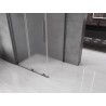 Mexen Velar плъзгаща се душ кабина 130 x 90 см, матирано, четка с цвят на