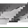 Mexen Velar плъзгаща се душ кабина 150 x 70 см, матирано, черна - 871-150-070-31-70