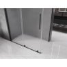 Mexen Velar плъзгаща се душ кабина 160 х 70 см, матирана, черна - 871-160-070-31-70